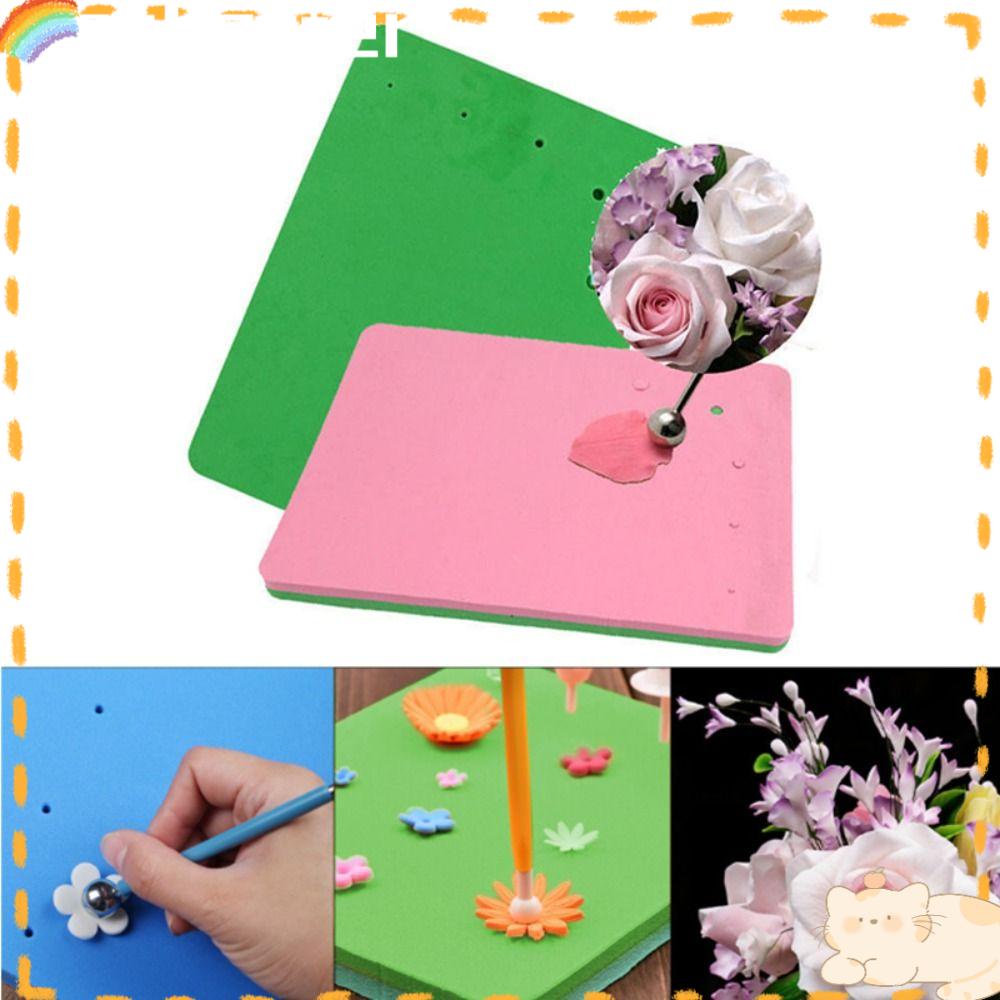 Solighter Foam Pad Dapur Fondant Kue Baking Modelling Bunga