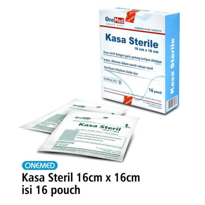 Kasa Steril Onemed 16x16cm box isi16