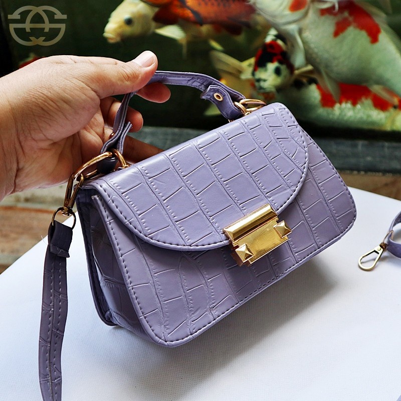 Akaci Tas Selempang Mini Croco micro Wanita 01-6747 Sling bag Terbaru kekinian murah style Korea