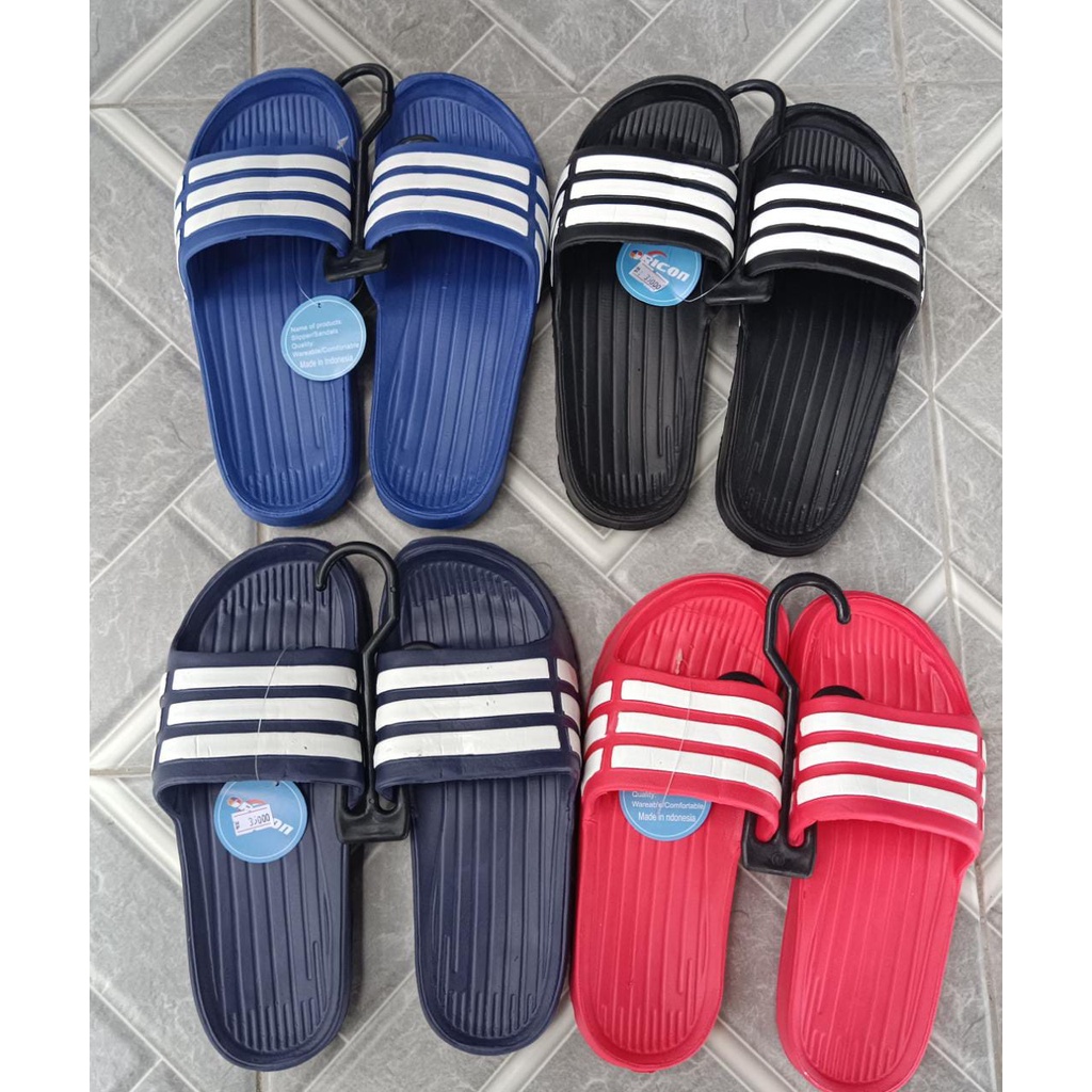 Sandal karet pria / Sandal pria nyaman / Sandal pria Oricon/ Sendal murah/ Sendal PKU