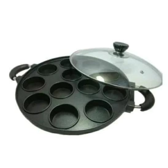 (ULTIMATE) cetakan martabak mini 12 lubang datar happy call