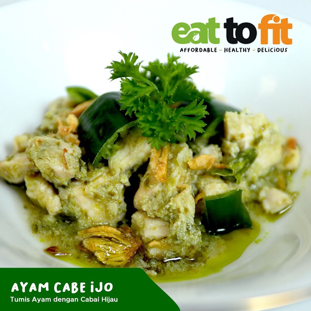 AYAM CABE IJO MAKANAN SEHAT KELUARGA FROZEN FOOD  EAT TO FIT 100 gr