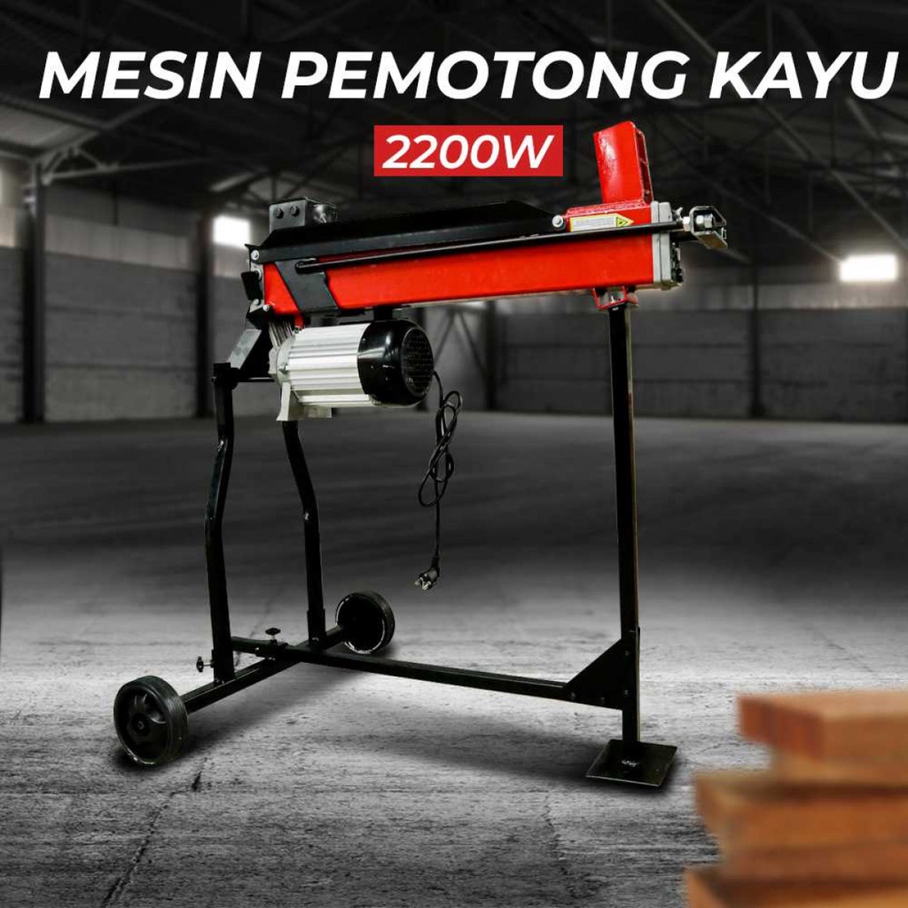 Mesin Pembelah Kayu Kapak Electric Wood Chopper Hydraulic 2200W