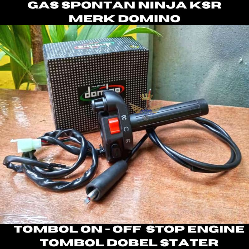 Gas Kontan Ninja KSR Domino Set Kabel Pipa Gas