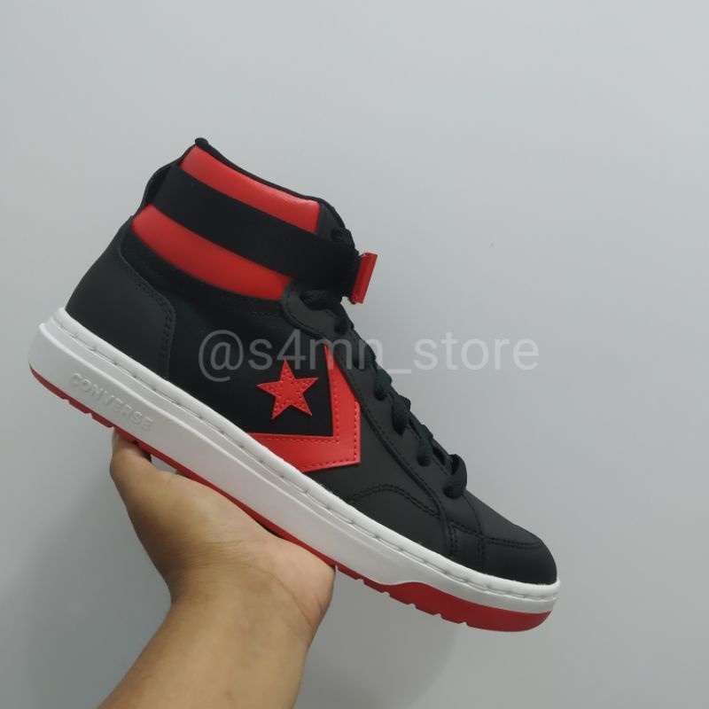 Converse Pro Blaze Mid Black University Red Original Bnib