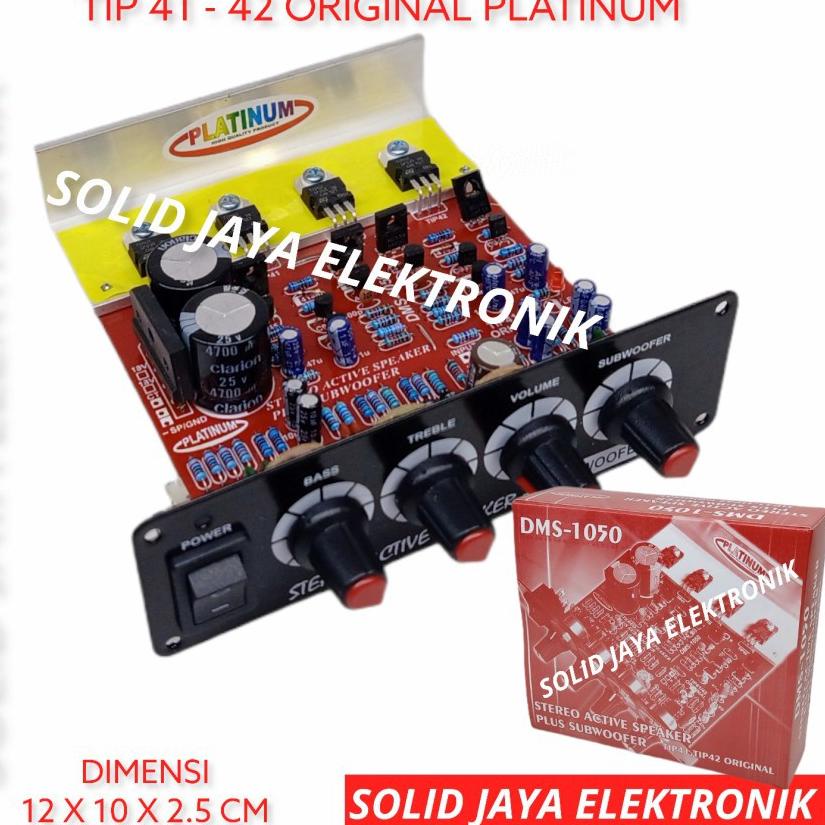 ▼ KIT POWER SPEAKER AKTIF DMS-1050 TR FINAL ASLI TIP41 TIP42 TRANSISTOR ASLI TIP 41 42 ORIGINAL PLUS
