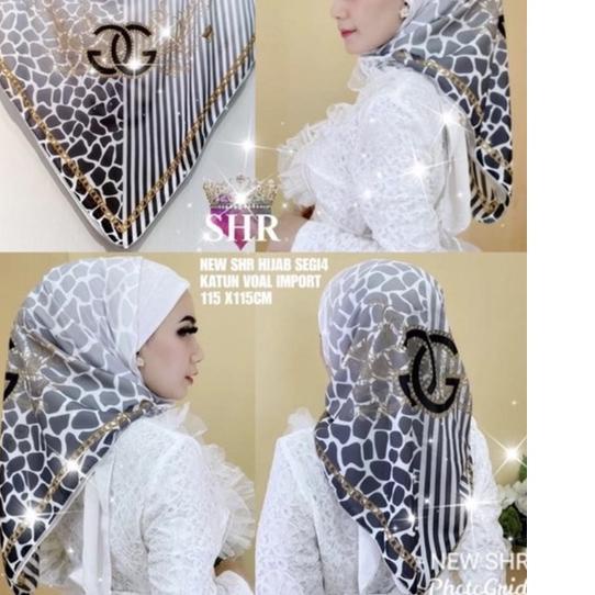 ✦ READY NE ORI SHR JILBAB SEGI EMPAT SHR GOOD QUALITY ➫