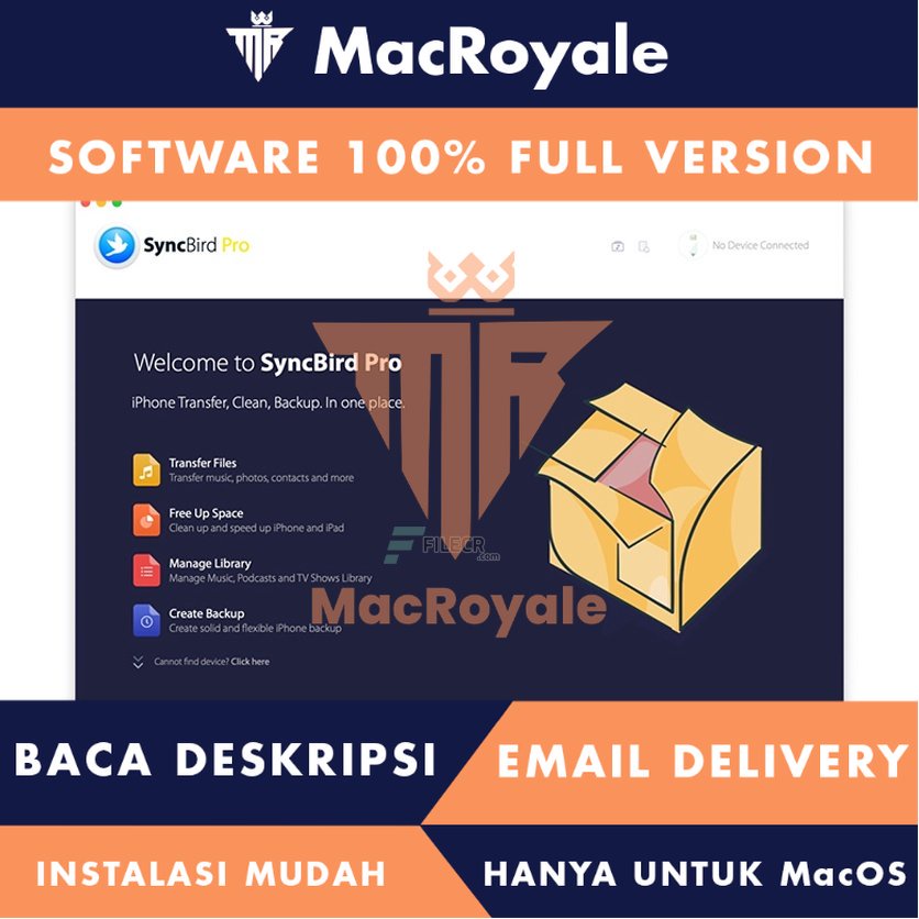 [MacOS] SyncBird Pro Full Version Lifetime Full Garansi