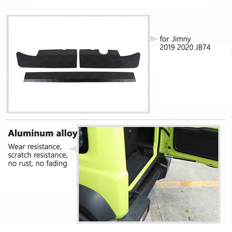 Aksesoris Paduan Aluminium Bumper Mobil Panel Cover Guard Melindungi Plat Untuk-Suzuki Jimny 2019-2022+