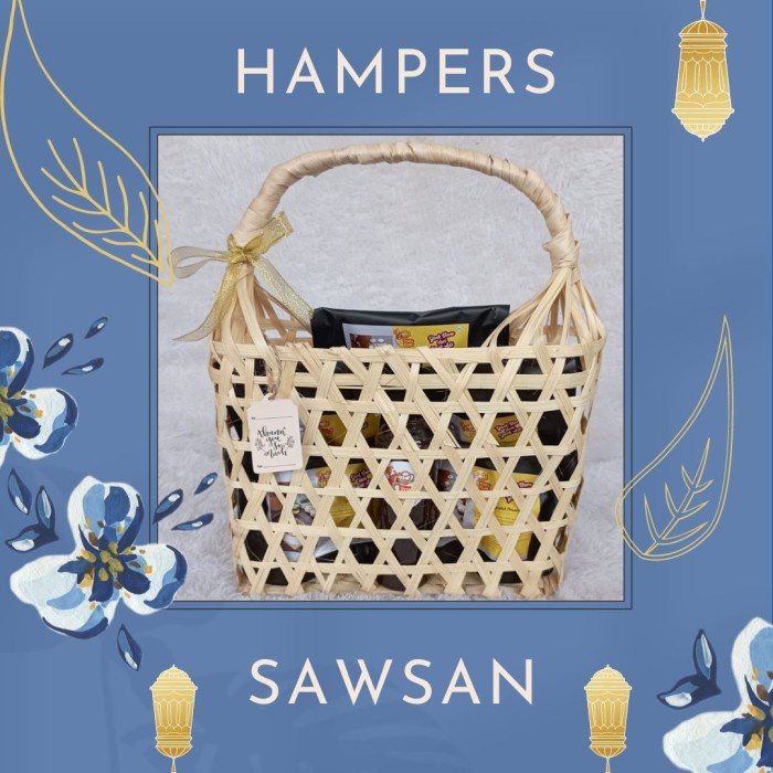 

(COD) HAMPERS PARCEL PARSEL-SAWSAN SIZE M - ISI PEMPEK 12 PCS - OLEH2 MUDIK