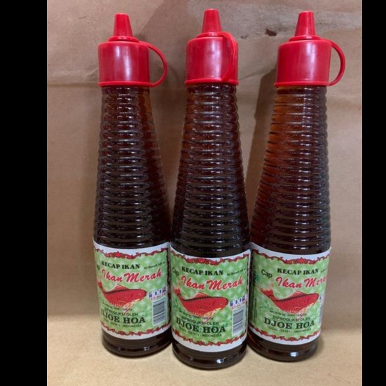 Kecap Ikan Djoe Hoa Kecap Ikan Cap Ikan Merah HALAL 135ml