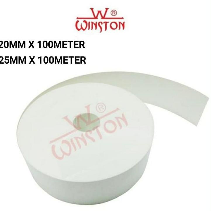 ۩ Vinil Putih Dop Dof Edging Putih Plimir PVC Roll 100meter ♧