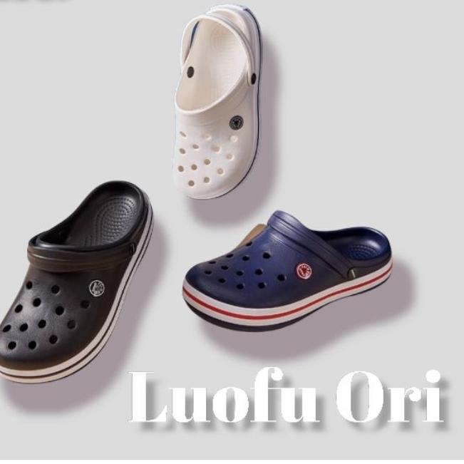 ♀ SANDAL SLIP ON BAIM POLOS LUOFU SANDAL SELOP UNISEK LUOFU TALI BELAKANG TRENDY SANDAL CEWEK COWOK 