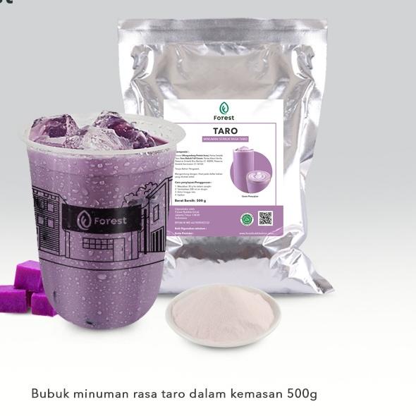 

COD ⭐️Bubuk Minuman TARO Powder 500g - FOREST Bubble Drink