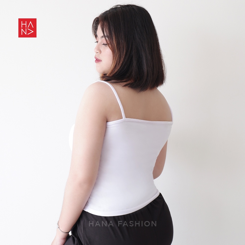 Hana Fashion - Miranda Basic Tank Top Extra Large Simple Wanita [XXL - 4XL] - TT029