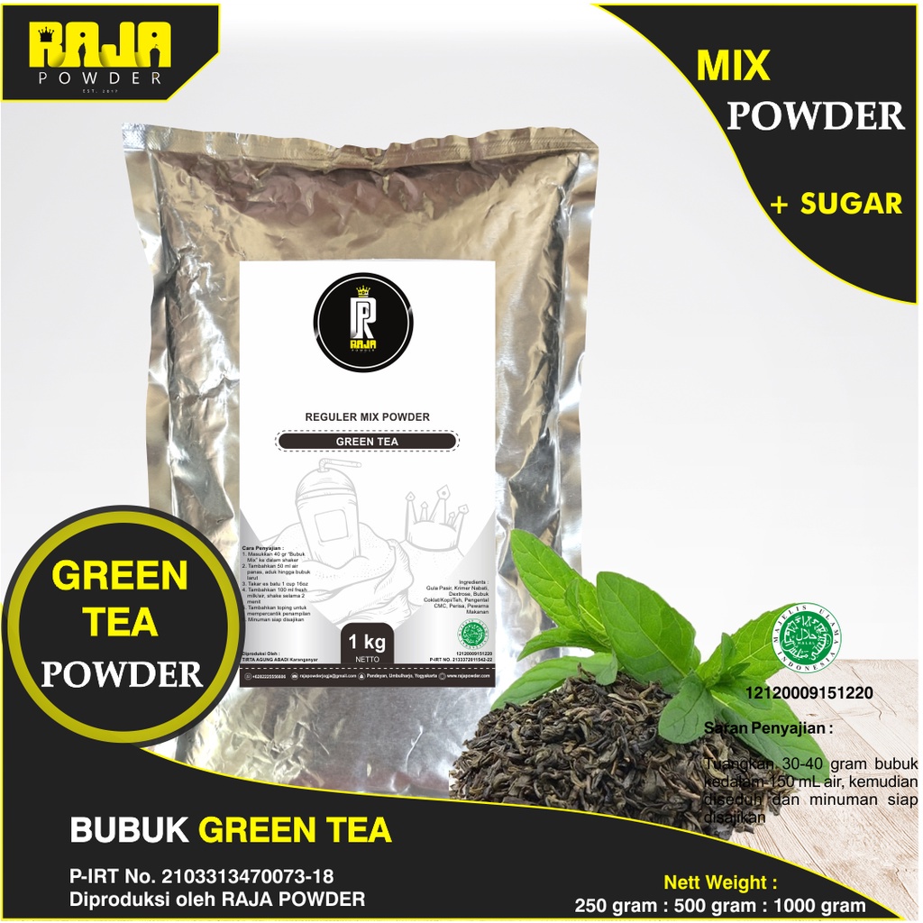 

✨NEW✨ -Bubuk Green Tea Matcha Bubuk Minuman Green Tea Matcha Powder 1 kg / 1000 gram- 1.1.23