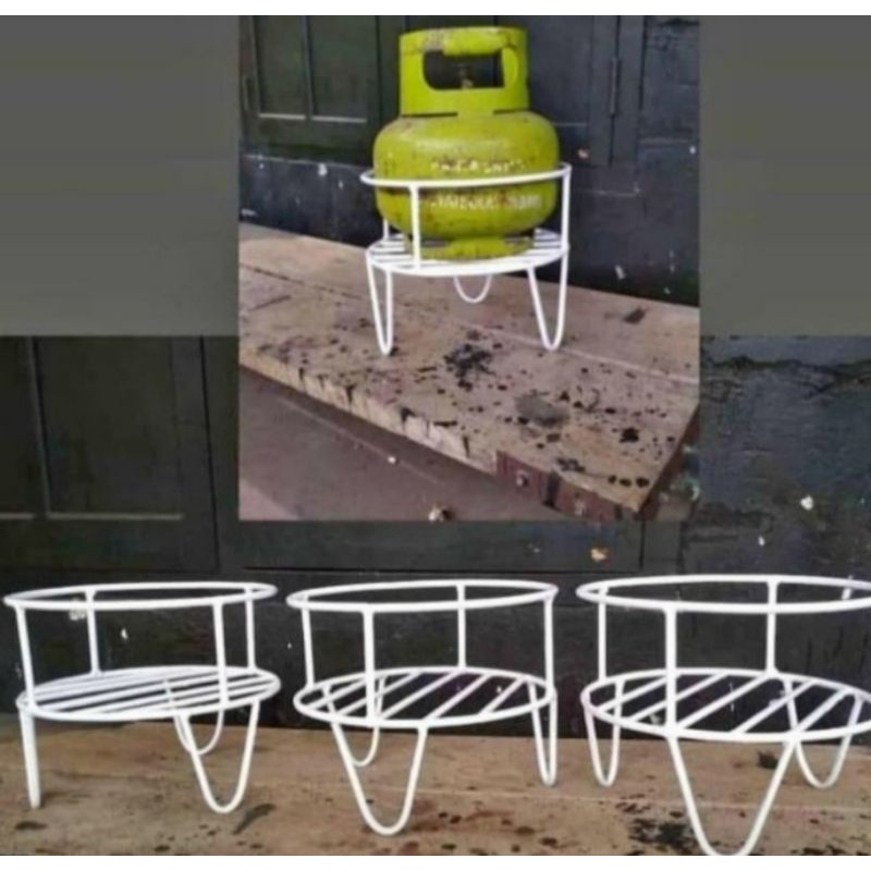 Rak tabung gas tatakan tabung gas 3KG dudukan tabung gas