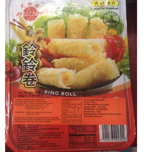 

8.8 Everbest Ring roll , kembang tahu roll untuk shabu2 , steamboat,hotpot