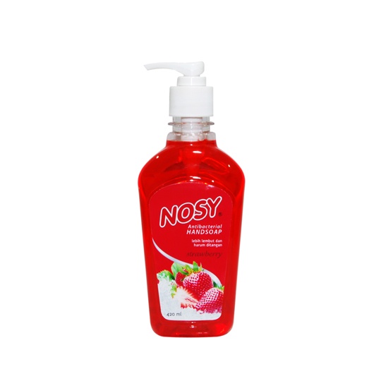 NOSY HAND SOAP 420ML BOTOL PUMP STRAWBERRY