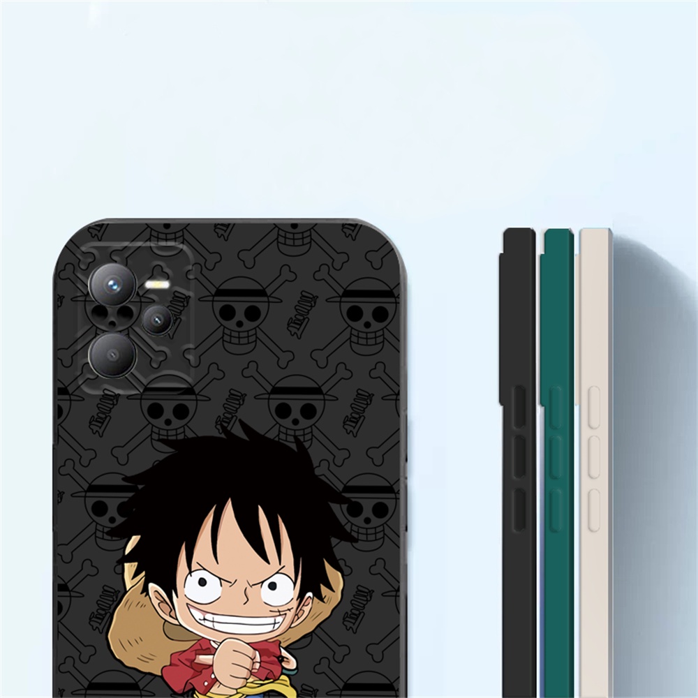 Oppo A17 A57 2022 A15 A16 A16K A54 A53 A12 A5S A7 A3S A11k A31 A52 A92 A94 A93 A37 F9 A1K Reno 7 6 5F 4F One Piece Luffy Soft Silicone Case Cover DGX