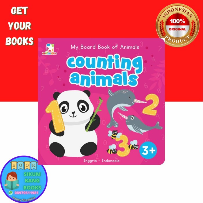 

Buku Anak Opredo My Board Book Of Animals: Counting Animals