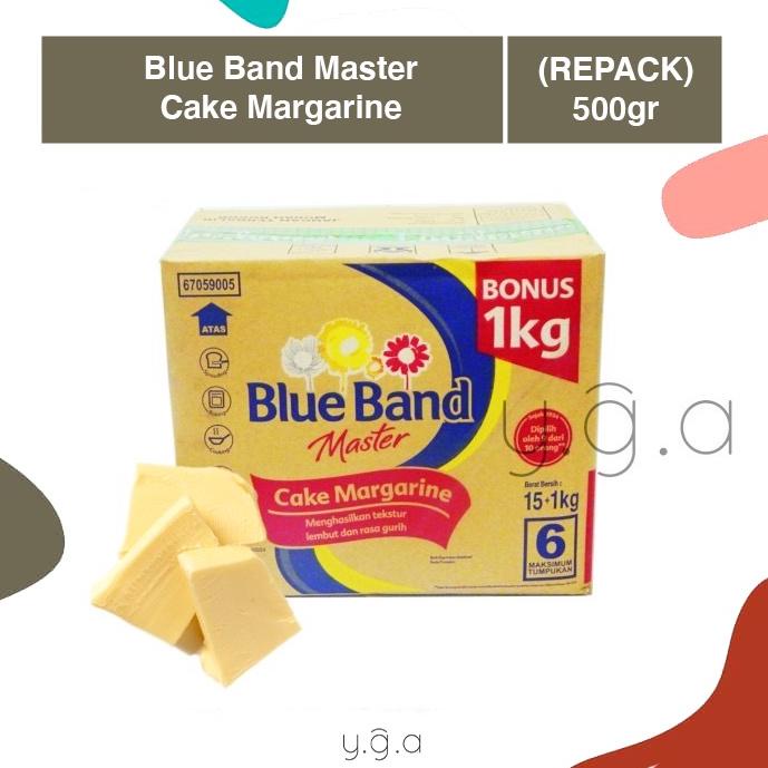 

>D2289) ⭐⭐⭐⭐⭐ Blue Band Master Cake Margarine (REPACK) 500gr / Margarin