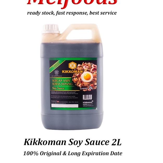 

➣ Kikkoman All Purpose Soy Sauce HALAL 2L – Kecap Asin Khas Jepang ♛