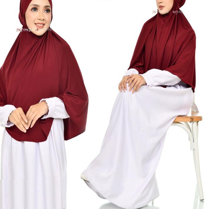 Baru -  Jilbab Instan Jersey Bergo Jersey Jumbo Tebal Tidak Nerawang .,