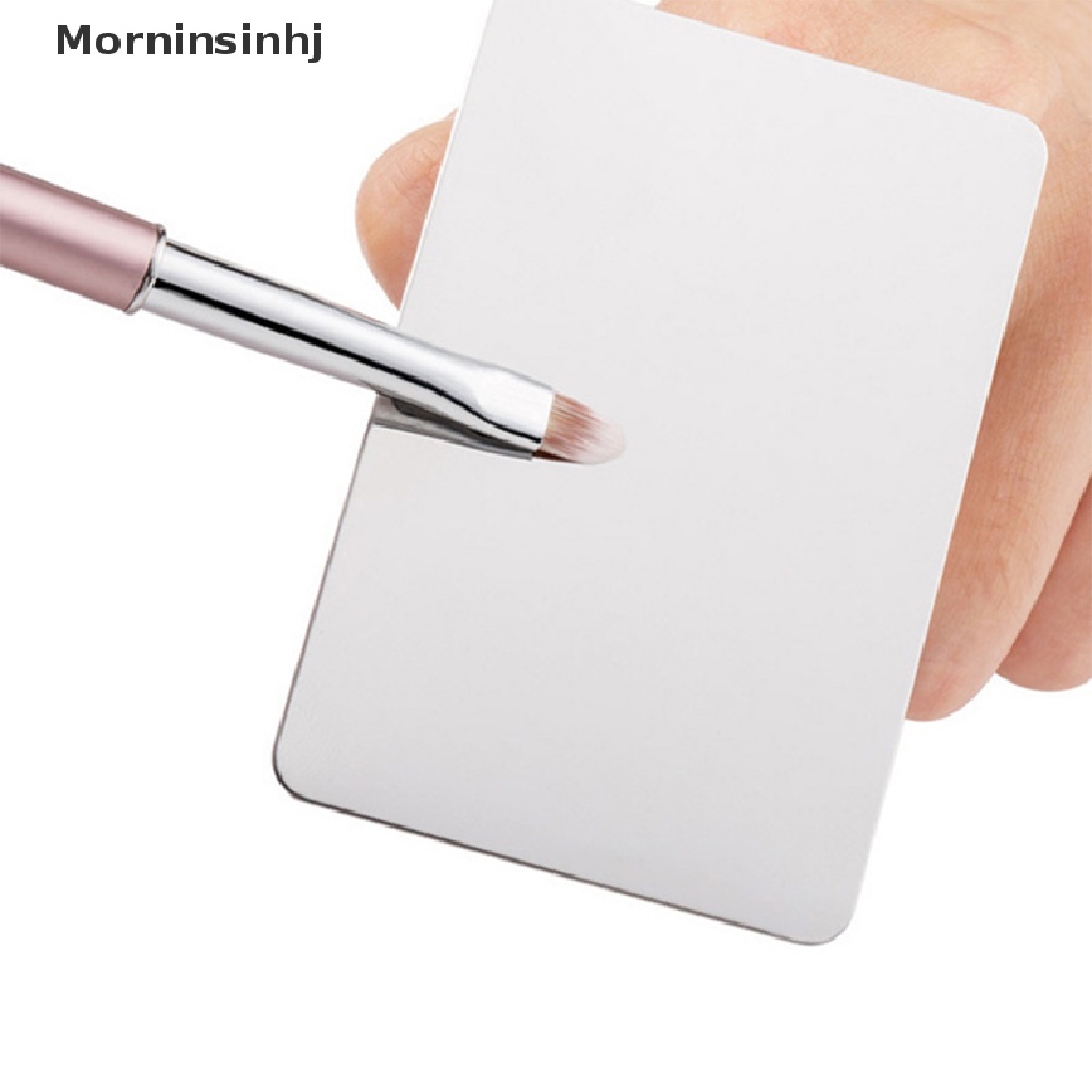 Mornin Cincin Jari Warna Palet Plat Stainless Steel Make Up Cream Foundation Palette id