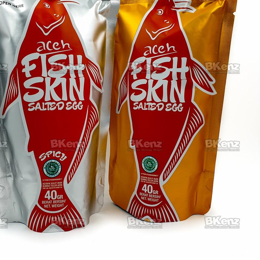 

♤ Aceh Fish Skin Salted Egg 40gr Paket Isi 2 ORIGINAL dan SPICY Mirip Irvins Ei FREE Bubble Wrap ✻