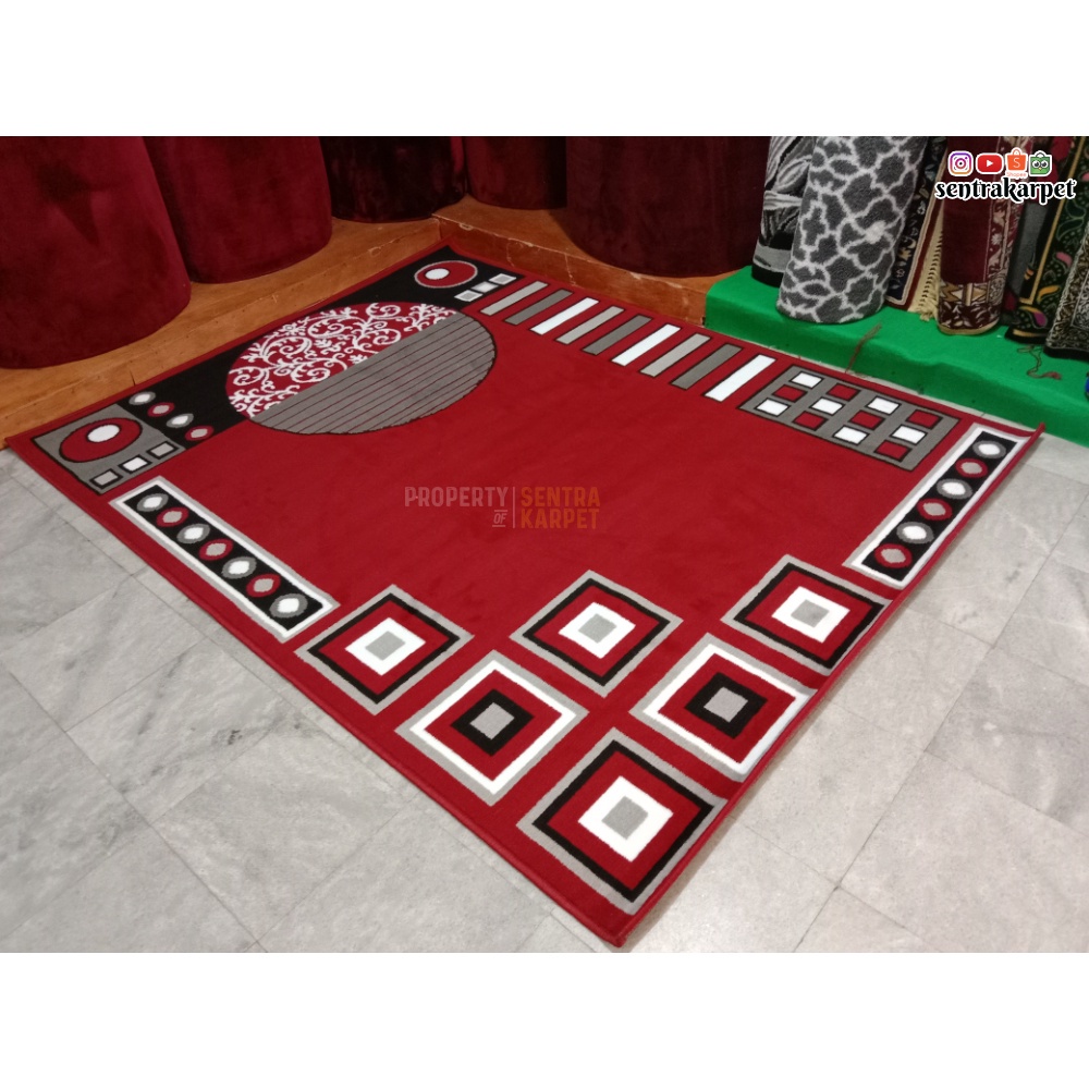 Karpet Rumah Moderno / Momento - Murah - 11842 Salsa - Ukuran 3x4 Meter - Pusat Grosir Karpet