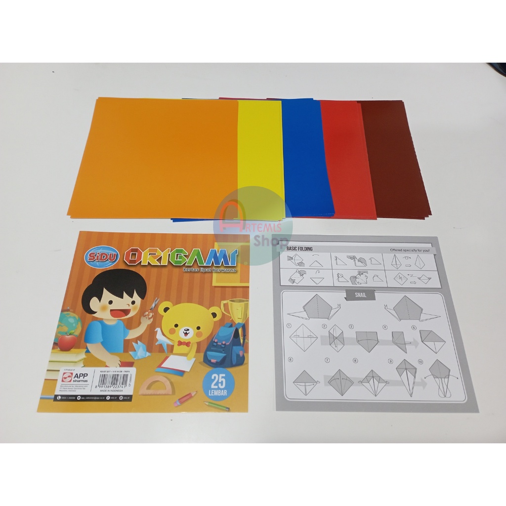 

Kertas Lipat / Origami 14 × 14 SiDU 25 T Isi 25 Lembar