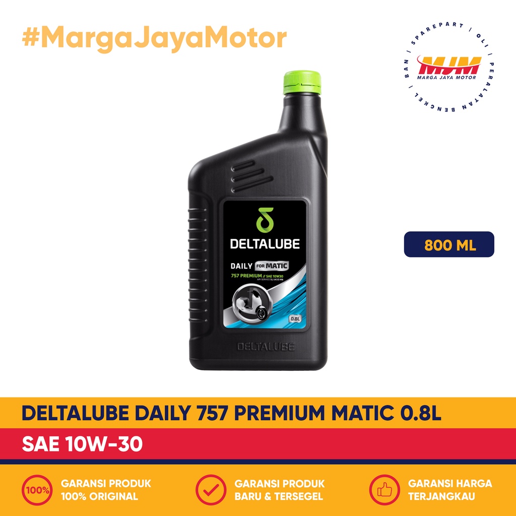 Deltalube Daily 757 Premium Matic 10W/30 800ml Deltalube Oil 0.8L