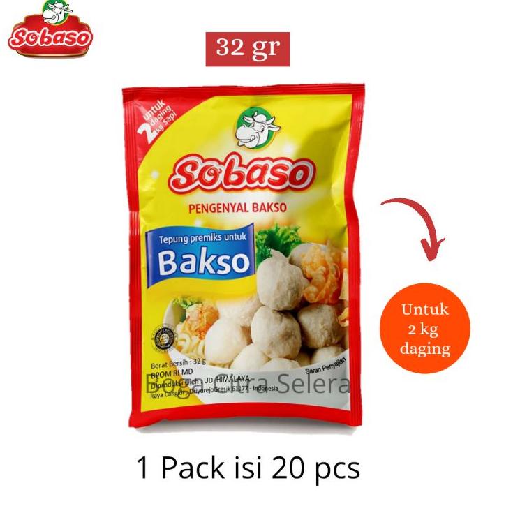 

➬ Sobaso Tepung Pengenyal Bakso 32gr (1 Pack) ➶