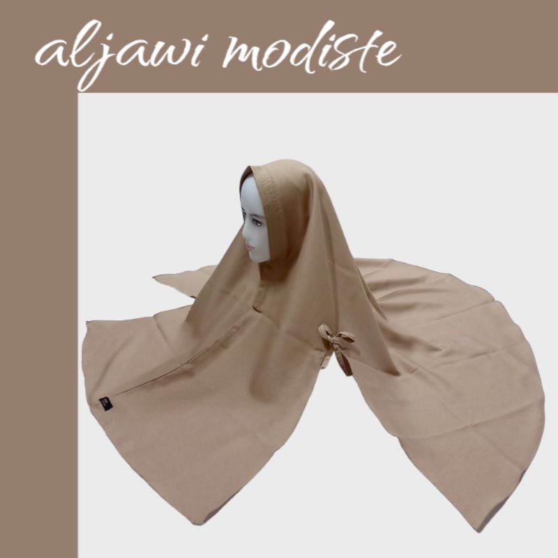 Jilbab Belah Samping Nonpad|Tegak - MOCCA