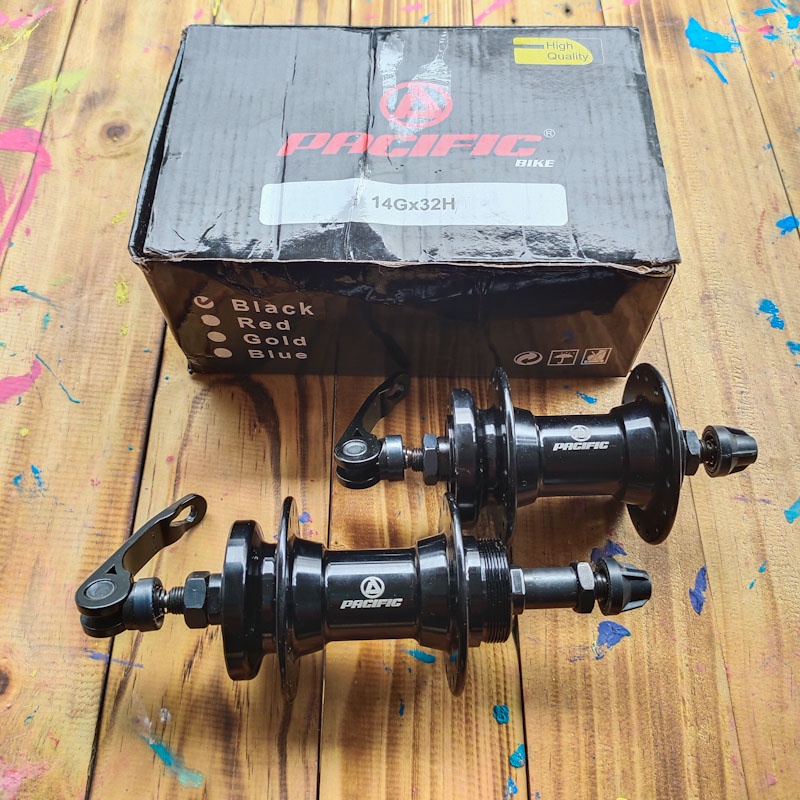 Hub Freehub Pacific Drat 32H Hole Cakram 6 Bolts