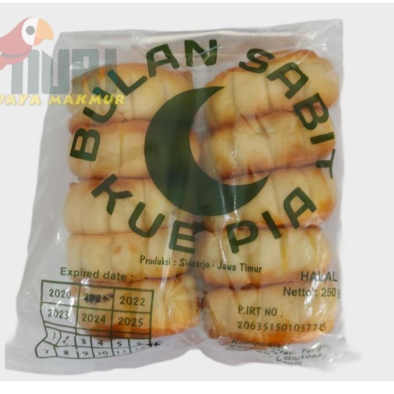 

B32 Bulan sabit kue pia isi kacang 250gram PRODUK KEREN ⇫