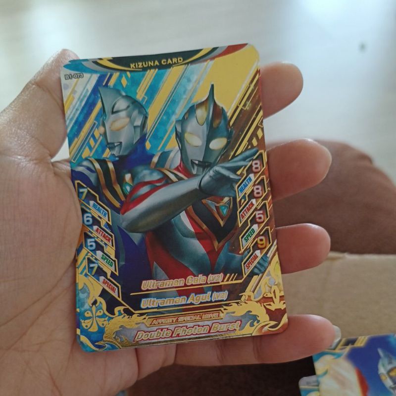 kartu ultraman kizuna card (CP / P) original asli