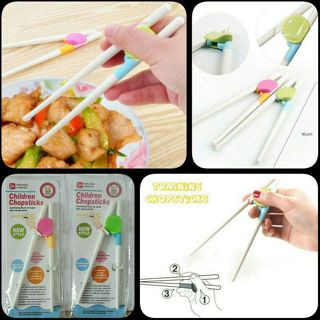 IKILOSHOP Sumpit anak balita latihan belajar makan Training chopsticks