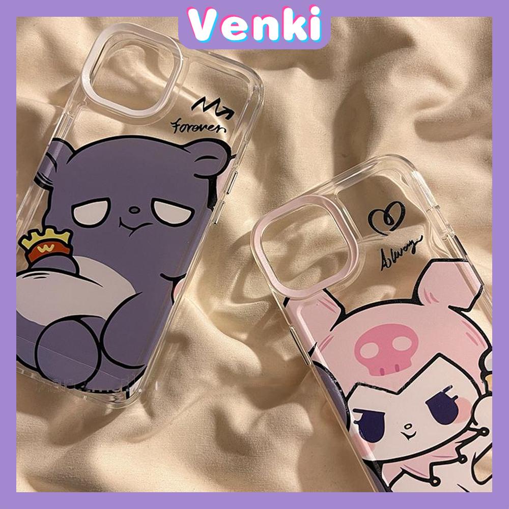 Case For iPhone 11 Soft TPU Transparent Space Case Cute Cartoon Plating Buttons Camera Protection Shockproof For iPhone 14 13 12 11 Plus Pro Max 6 7 8 Plus XR XS