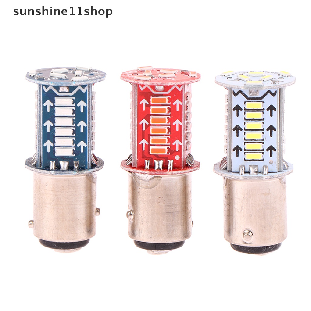 Sho 1157lampu Rem Led BAY15D Bohlam Led P21/5W DRL Indikator Mobil Lampu Bolak Balik N