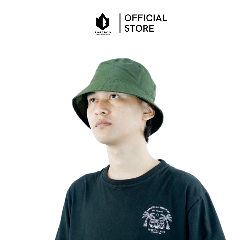 Topi bucket hat - TOPI RIMBA POLOS - Topi Rimba Outdoor - Topi Rimba Quickdry Ringan