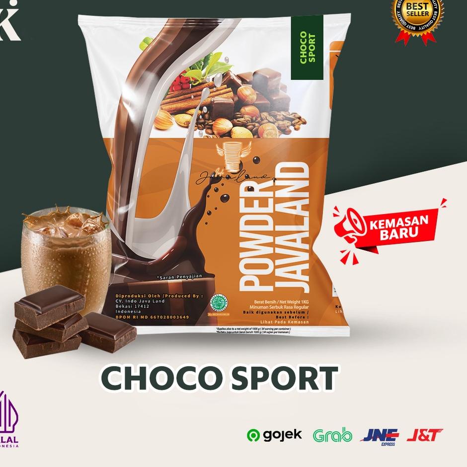 

❤[PROMO MURAH!!!]❤ Bubuk Minuman Bubble Powder Drink Rasa Choco Sport ORIGINAL Javaland 1 kg