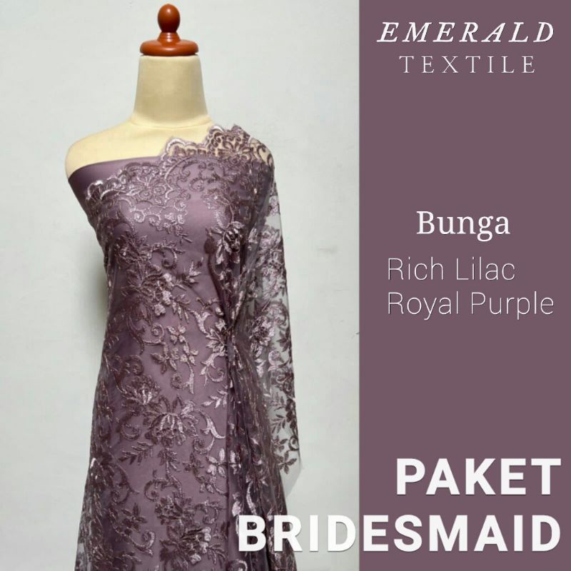 Paket Bridesmaid Spesial Package / Seragam Keluarga / Lamaran / Wisuda / Paket Bridesmaid By Emerald Textile