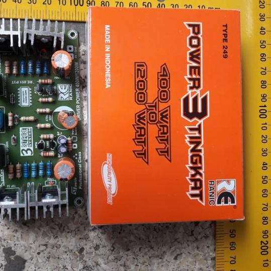 ☉ Kit driver power 3 tingkat sound system audio ampli rakitan amplifier elektronik ★