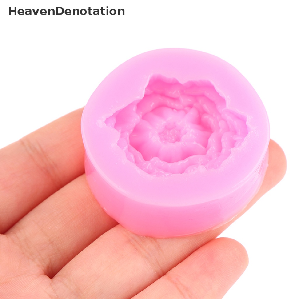 [HeavenDenotation] Cetakan Silikon Fondant Berbentuk Bunga DIY Kue West Point Baking Decorag Mold HDV