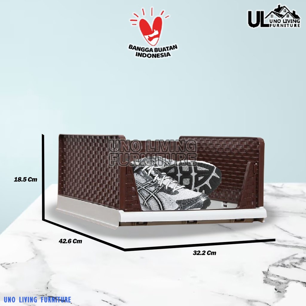 Tabitha Rak Lipat Serbaguna - Storage Box Lipat Folding Container Box RLST Tabitha Tempat Baju Tempat Barang Folding Box Serbaguna Multipurpose Folding Cabinet