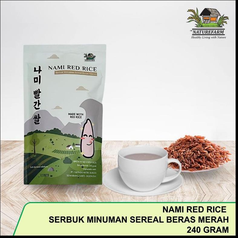 

[9003Z] NAMI RICE MILK NATUREFARM MINUMAN SUSU BERAS MERAH GLUTEN FREE, VEGAN, ORGANIC, LESS SUGAR