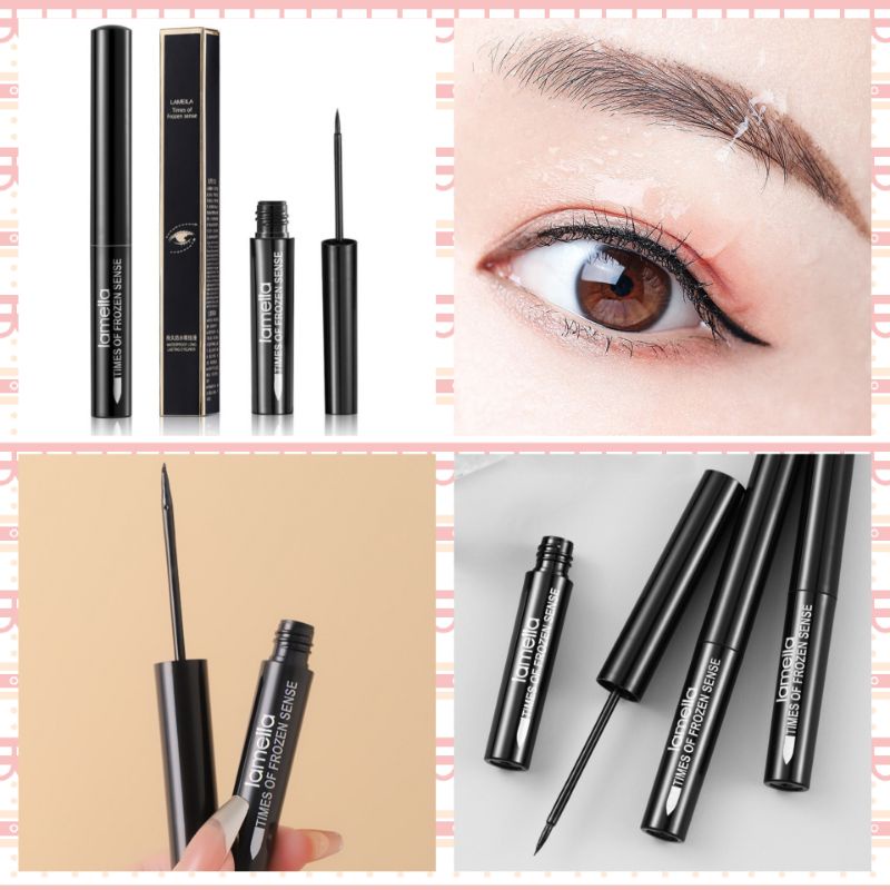 (Eyeliner black )Time Frozen Sense Series Lameila Original Waterproof Termurah