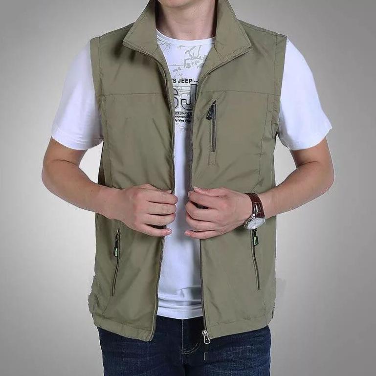 RECOMENDED JAKET ROMPI PRIA OUTDOORT BAHAN KATUN TEBAL IMPORT